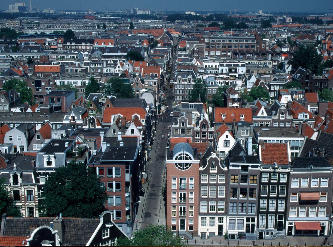 Amsterdam von oben 