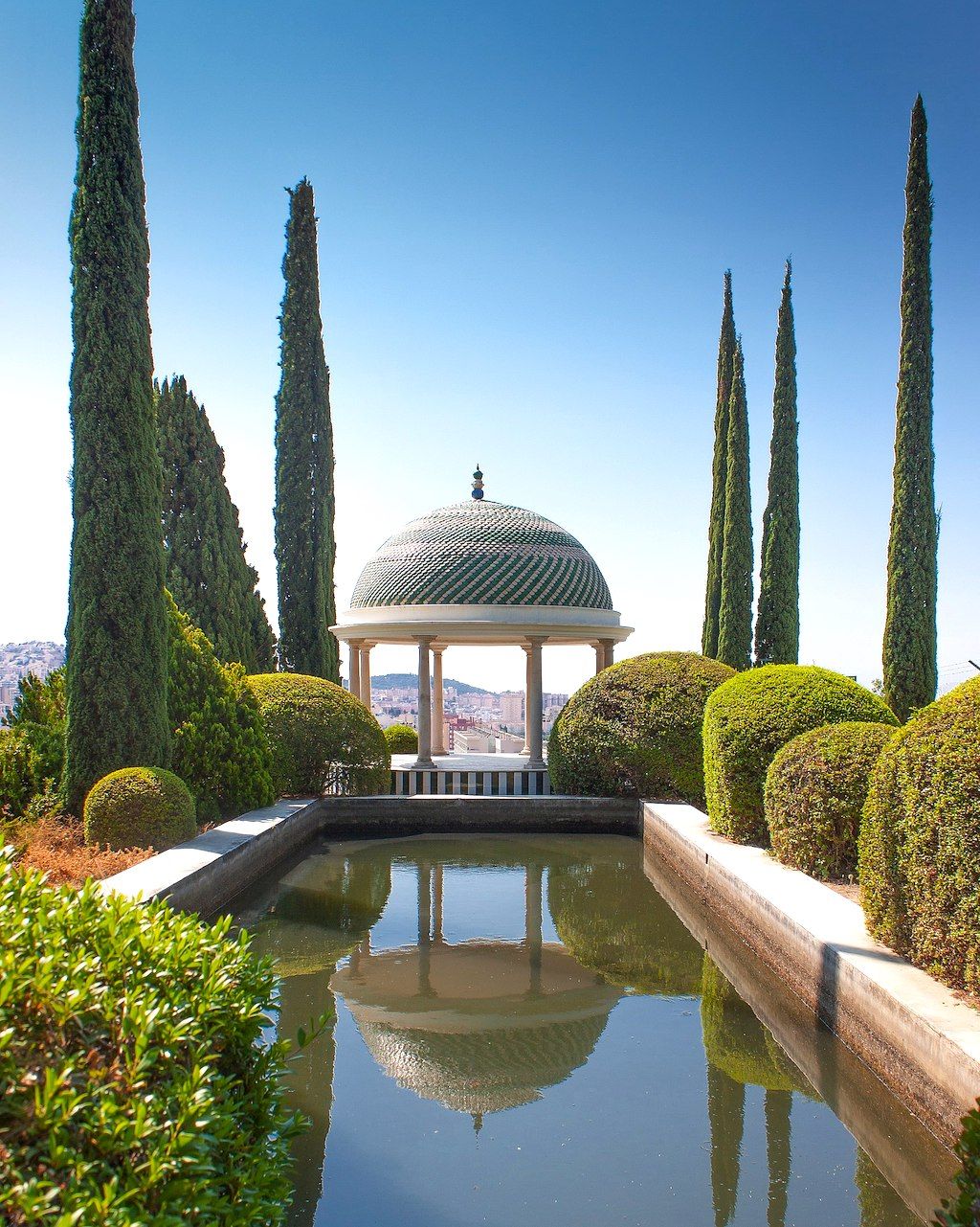 Botanischen Garten von Malaga