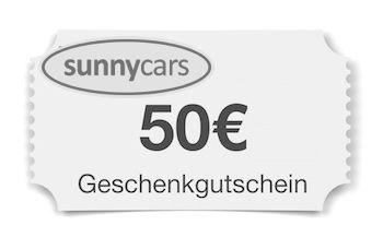 Sunny Cars Geschenk-Gutschein